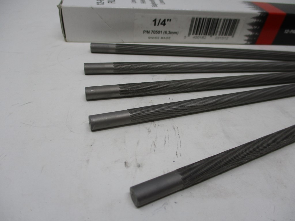 5 Oregon 70501 Chainsaw File 1/4" 6.4mm Chain Saw Sharpen Files 1/4 gallery