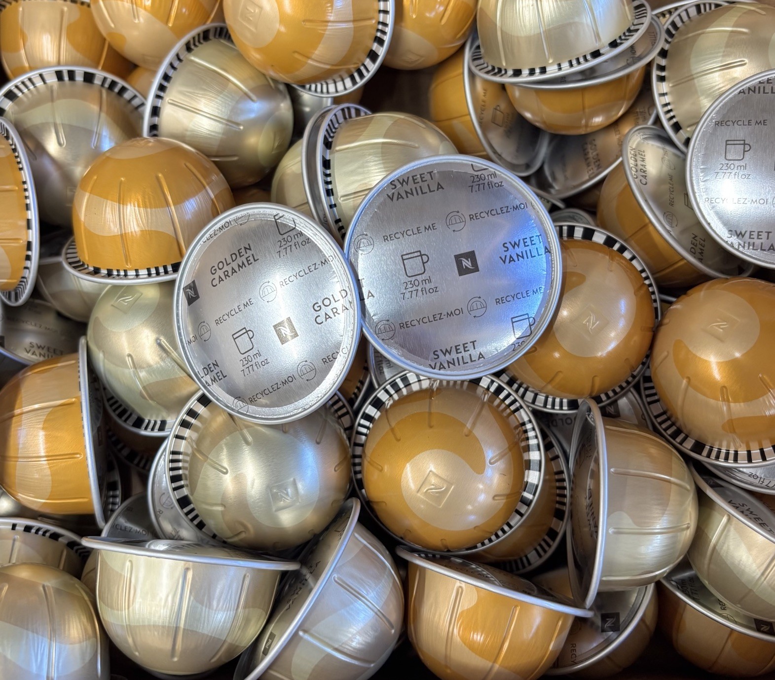 Nespresso Vertuo Sweet Vanilla + Golden Caramel (30ea) 60 ct, 7.77oz, LOOSE Pods gallery