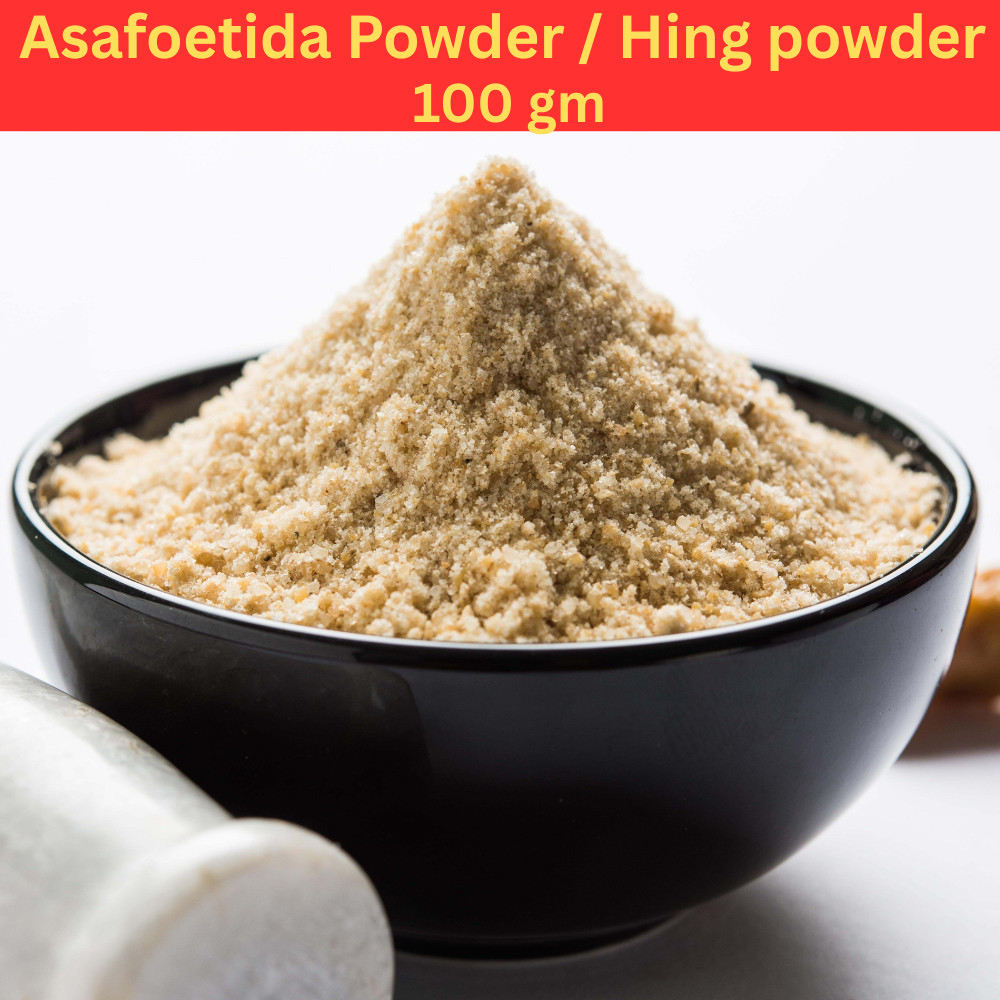 Organic Asafoetida Powder/Hing/Heeng powder with premium Quality 100 gm FS gallery