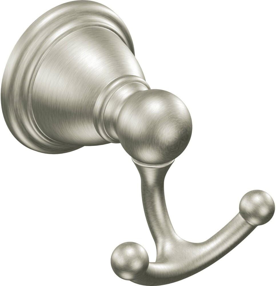 Moen YB2203BN Brantford Double Robe & Towel Hook - Brushed Nickel gallery