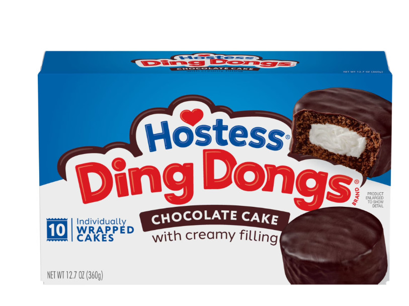 Hostess Ding Dongs Snack Cakes, Chocolate Flavor, 12.7 oz Box (10 Count) gallery