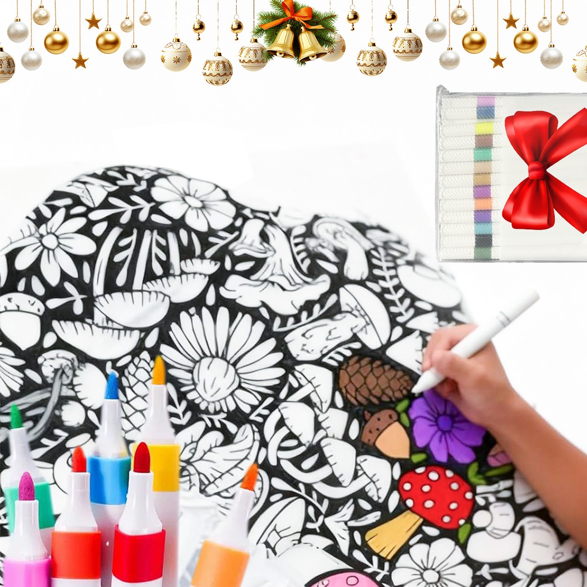 Coloring Blanket with Markers Color Your Own Blankets Blanket DIY US gallery