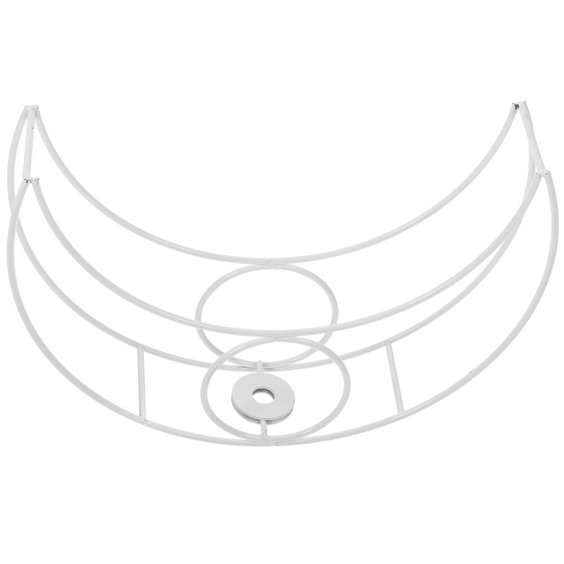 Moon Shape Lampshade Frame Replacement Lamp Frame Wire Lampshade Frame Desk gallery