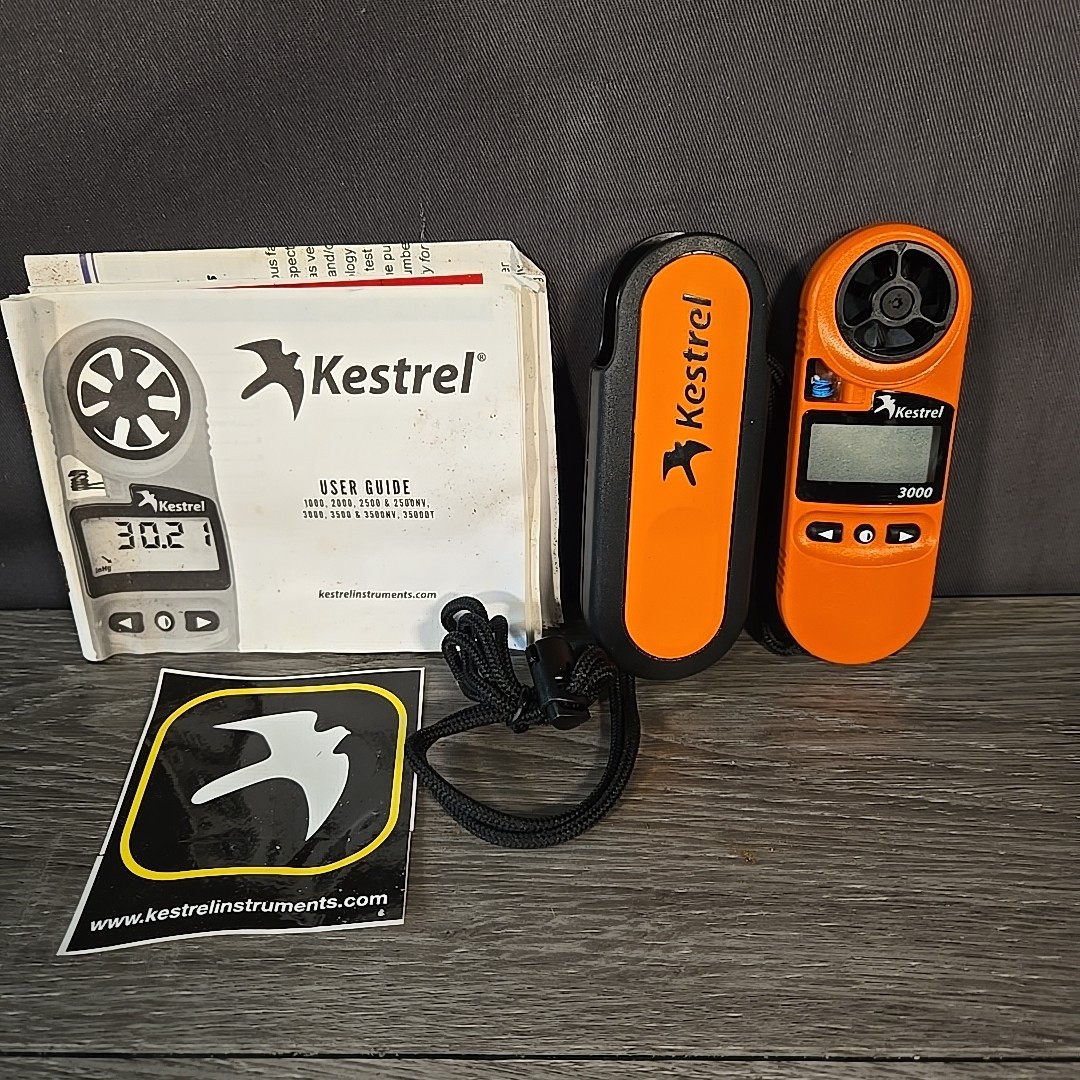 Kestrel 3000 Weather Pocket Meter Wind Speed/Chill Humidity Temperature - Orange gallery