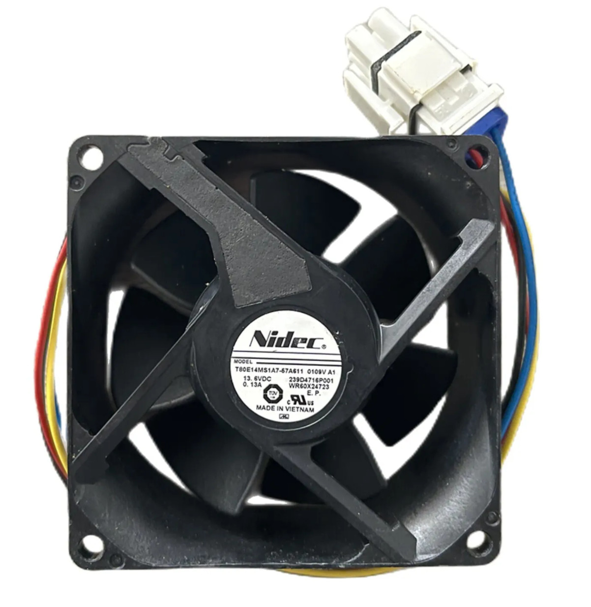 For GE Refrigerator Fan Nidec V80E14MS2A3-57A611 239D1412P002 13.6V WR60X10356 gallery
