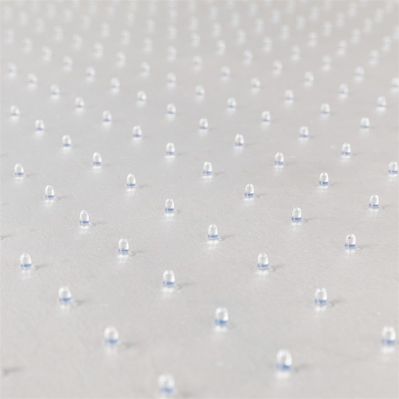 High Quality PVC Rectangle Floor Protection Mat Chair Mat with Nail Transparent gallery