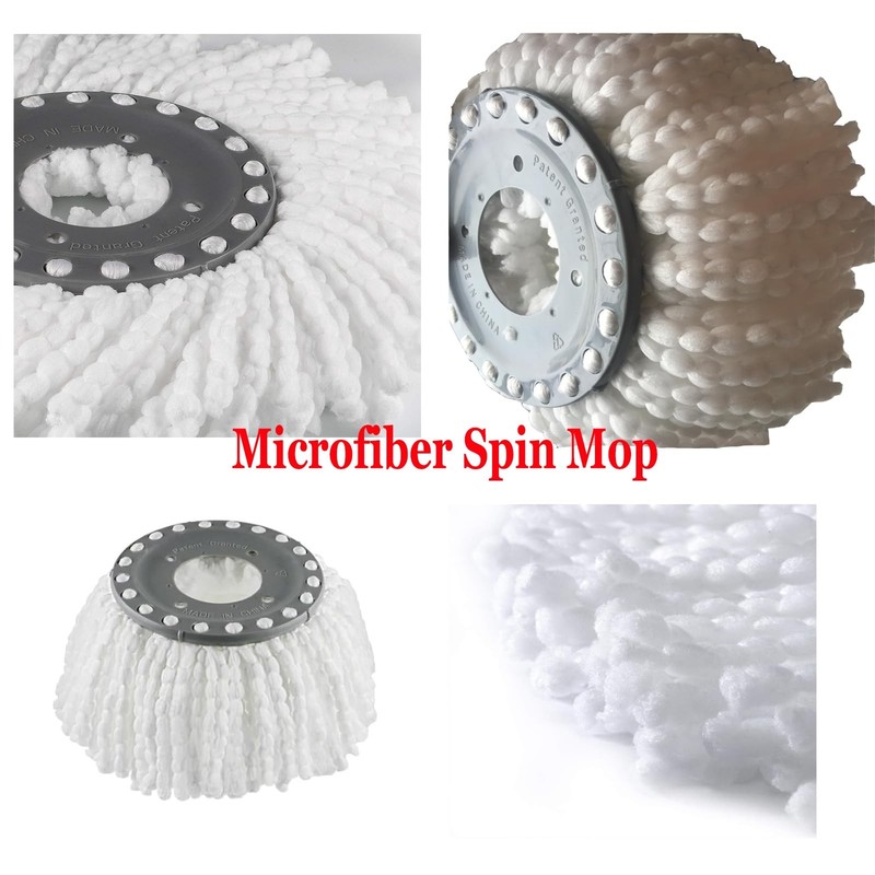 5 PCS Spin Mop Heads Replacement Refill for Old Hurricane Mr.Clean 360 Spin M... gallery
