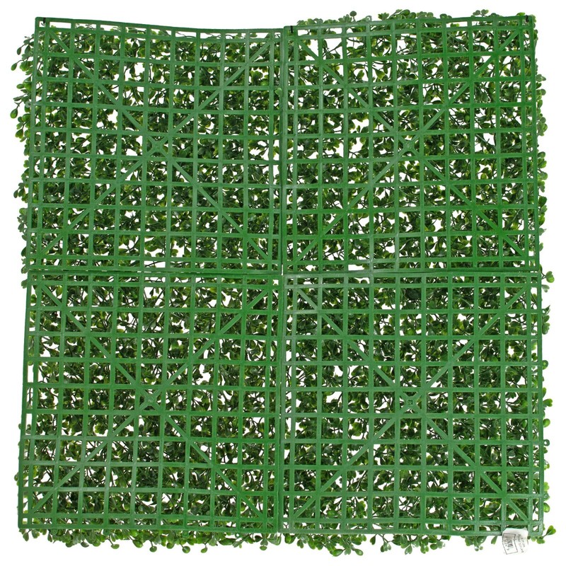 Artificial Boxwood Topiary Wall Panels, Green Hedges and Privacy Screen, 8 SQFT gallery