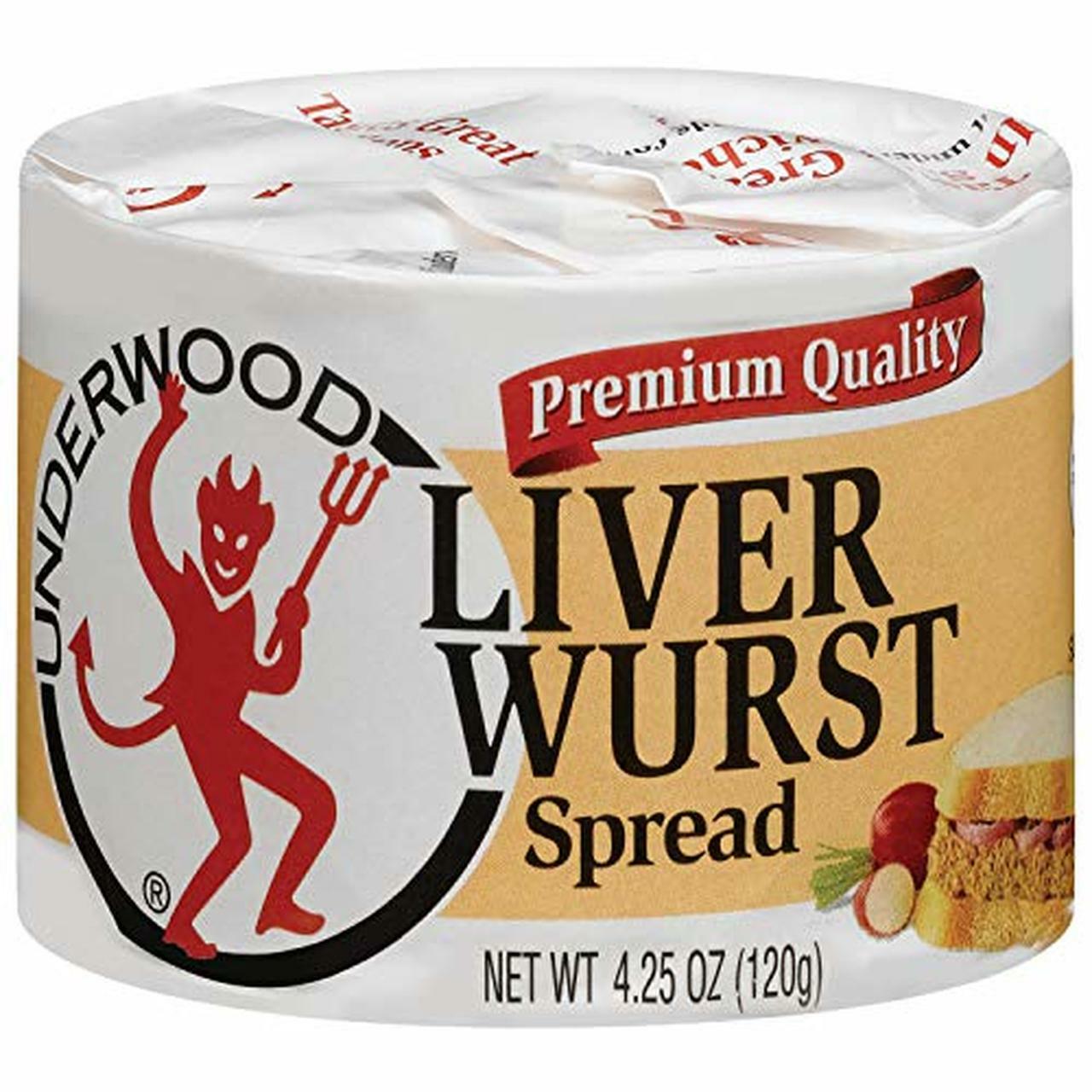 Underwood Premium Quality Liver Wurst Spread 4.25 oz ( Pack of 6 )~ Exp 3/2025 gallery