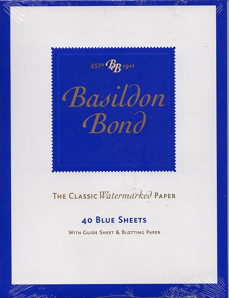 Basildon Bond writing paper, Small size, colour choice, (137mm x 178mm pad) gallery