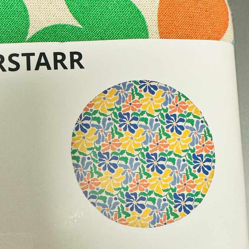 IKEA Pillerstarr Round 59” (150cm) Table Cloth Spread 100% Cotton Natural Fabric gallery