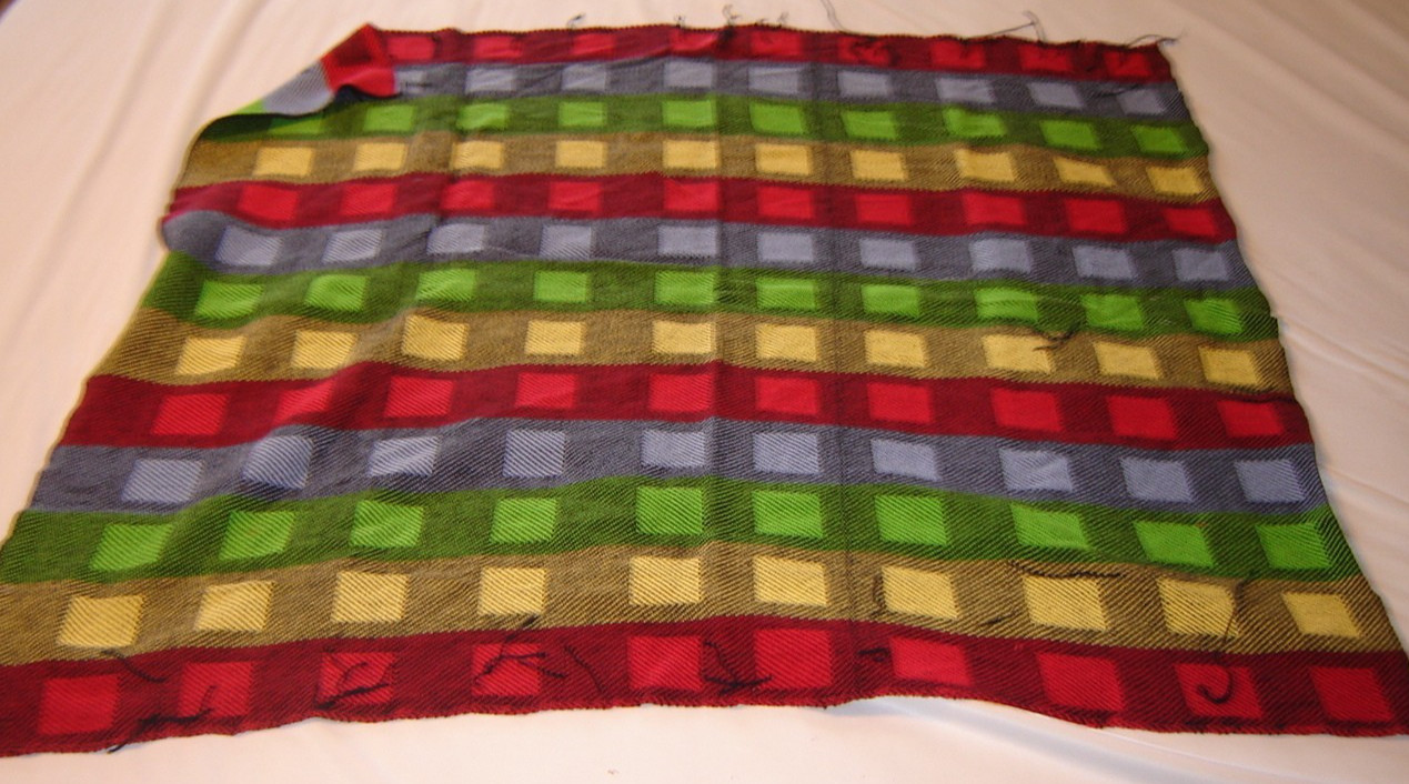 handmade woven throw 34 x 38" couch throw hand loomed gallery