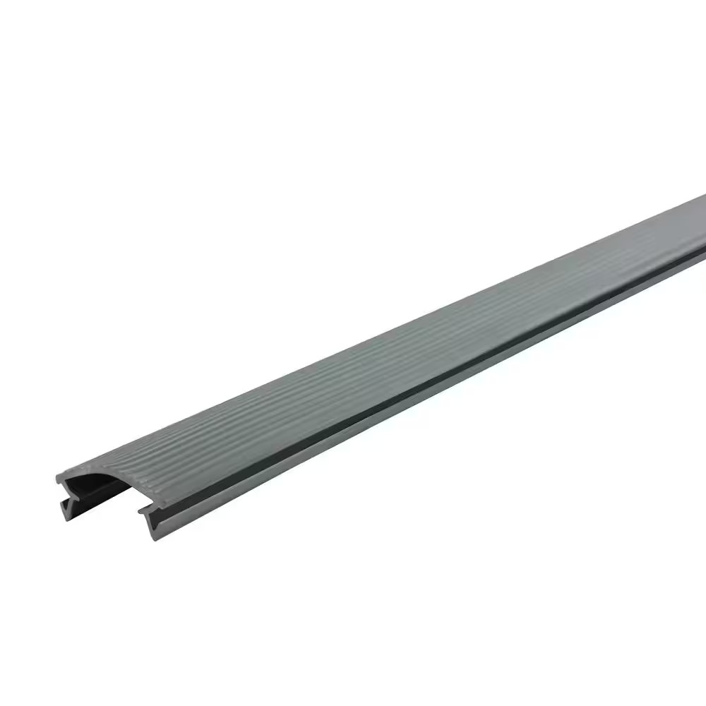M D Vinyl Threshold Insert Door Bottom Seal Replacement Weatherstrip 72 in Gray gallery