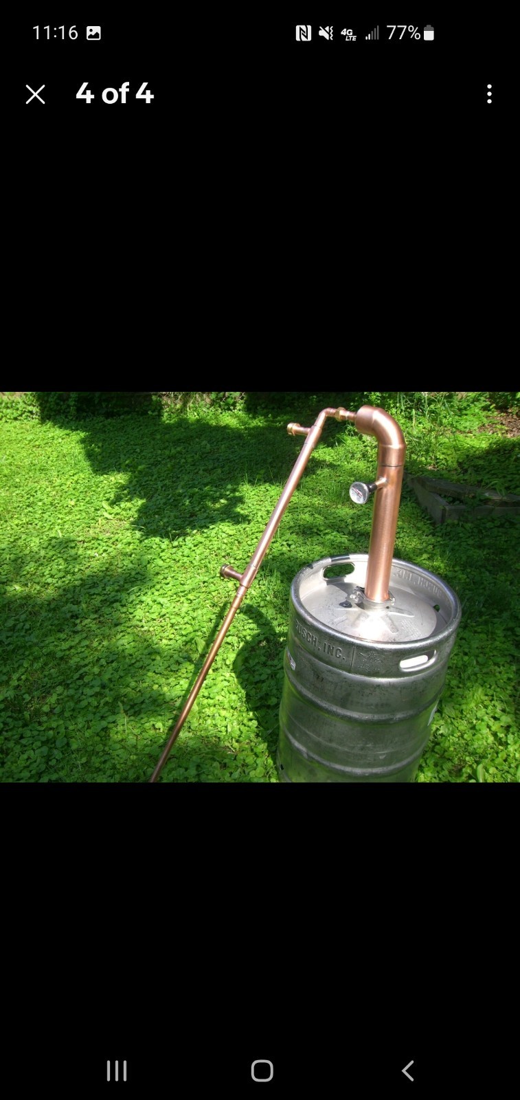 2" inch Copper Moonshine Pot Still Distillation Column gallery