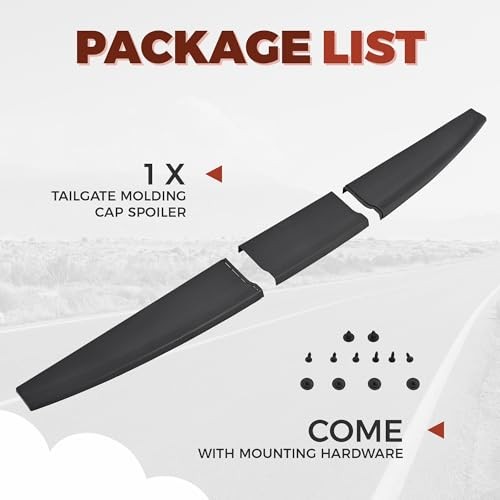 Tailgate Molding Cap Spoiler Compatible with 2009-2019 Dodge Ram 1500 2500 gallery