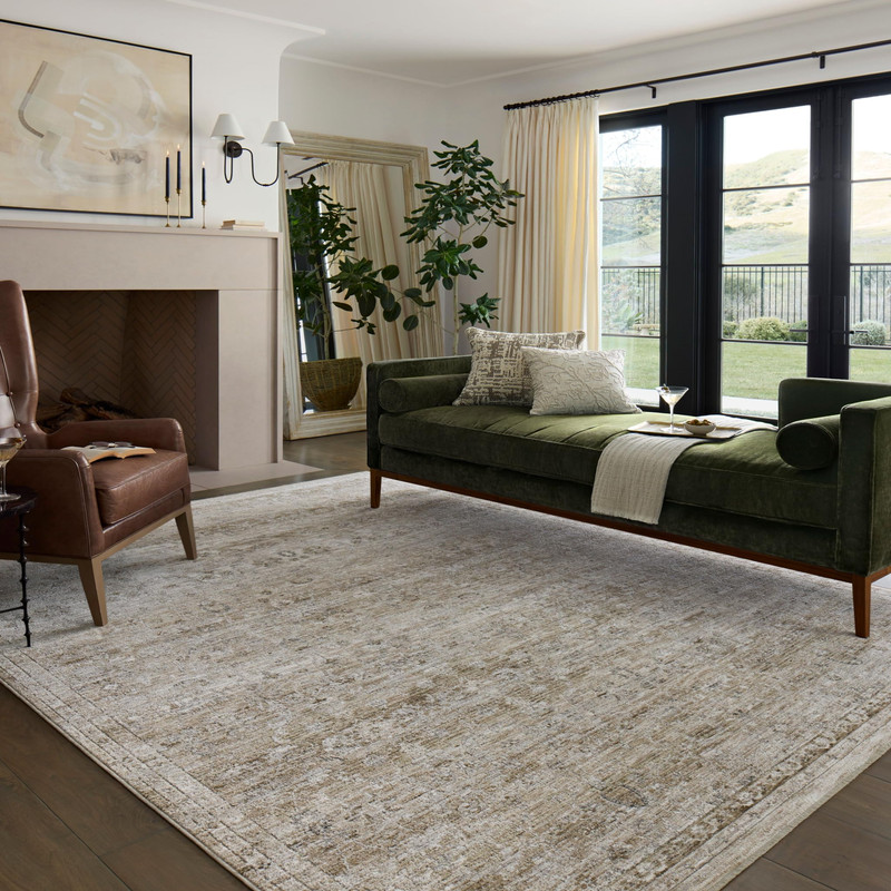 Loloi Tabitha Collection Tai-03 Ivory/Khaki 2-7 X 8-0 Runner Rug gallery