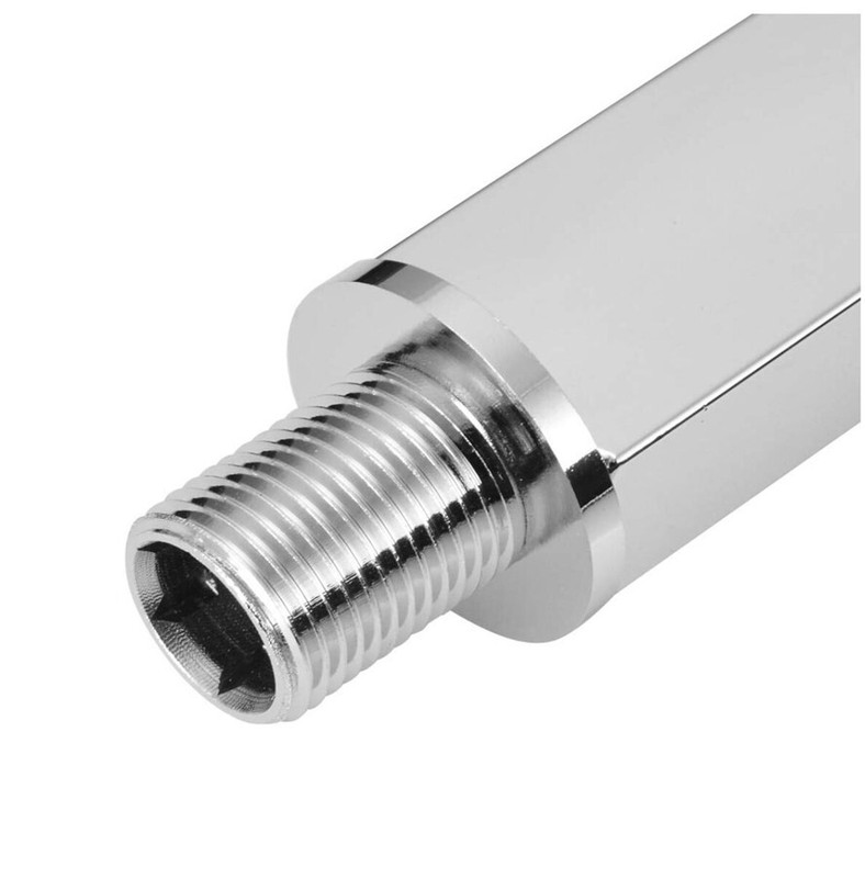 16" 40cm Square Ceiling Rain Shower Head Chrome Wall Mounted Extension Arm B383 gallery