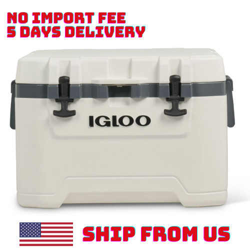 US FAST SHIP Igloo 50 QT Overland Ice Chest Cooler, White SUMMER SALE OFF gallery