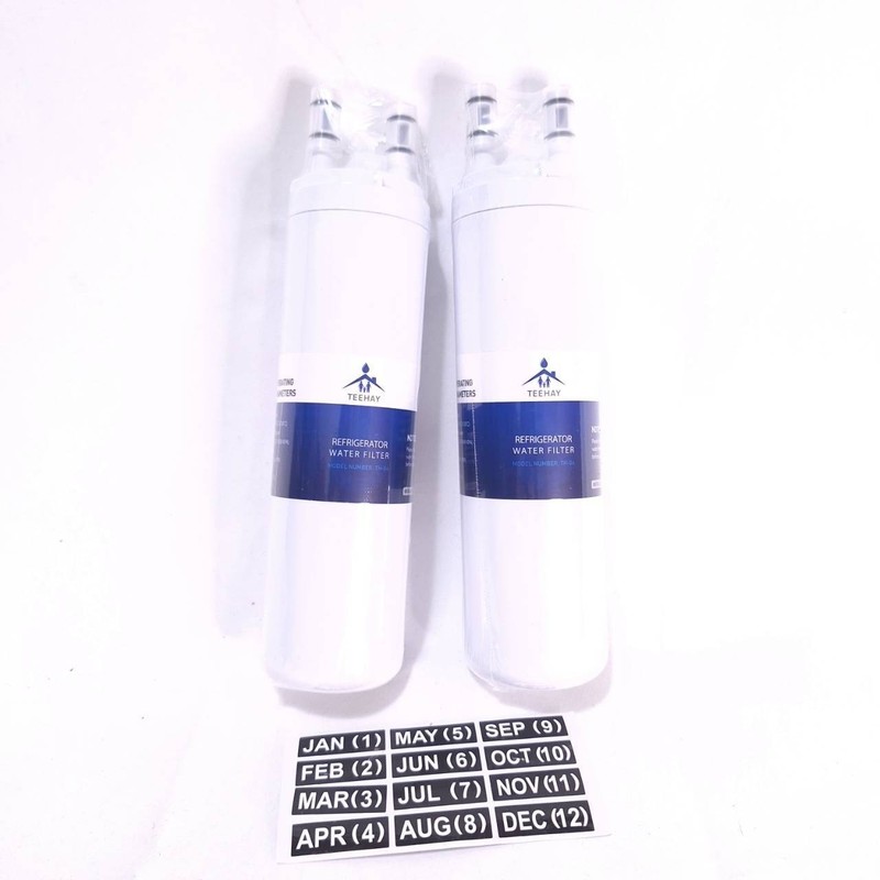 TEEHAY Refrigerator Water Filter 2 Pack TH-04 Replacement WF3CB Frigidaire gallery