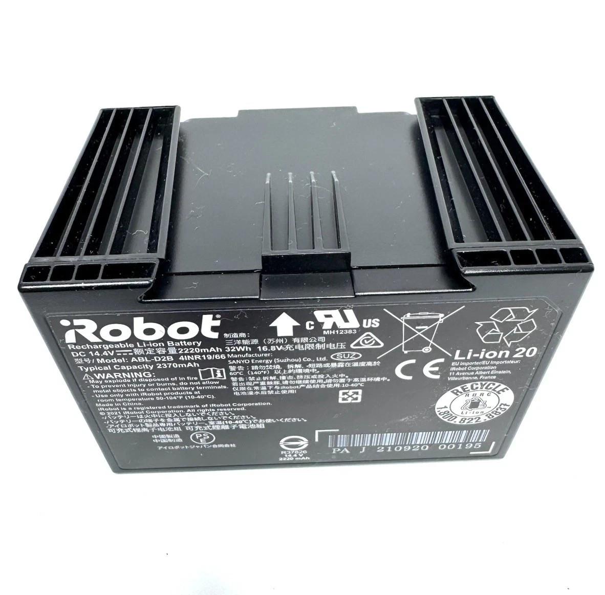 OEM Roomba High Capacity Lithium Battery ABL-D2b j7 i6 i3 i7+ i8 j5 i5 gallery