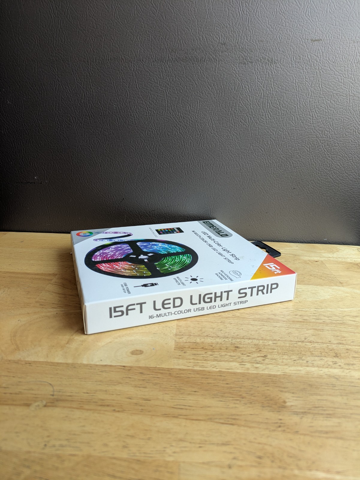 Emerald LED Multi-Color Light Strip 15ft USB Powered RGB Lighting gallery