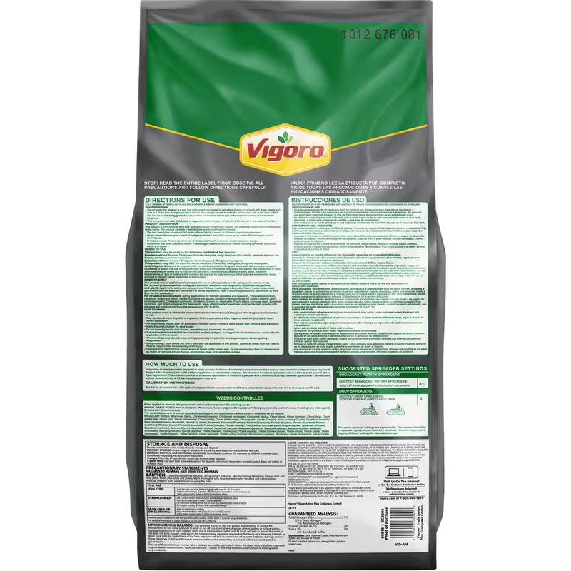 Triple Performance 25-0-2 Lawn Fertilizer with Crabgrass Control 14.4 Lb. 4M gallery