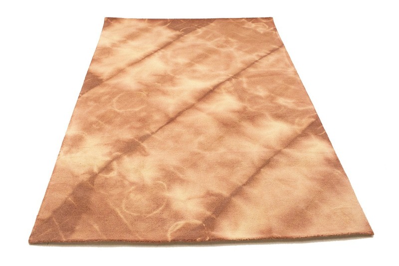 Rust Tie-Dye Design Foyer Studio Office 5X8 Hand-Tufted Modern Rug Wool Carpet gallery