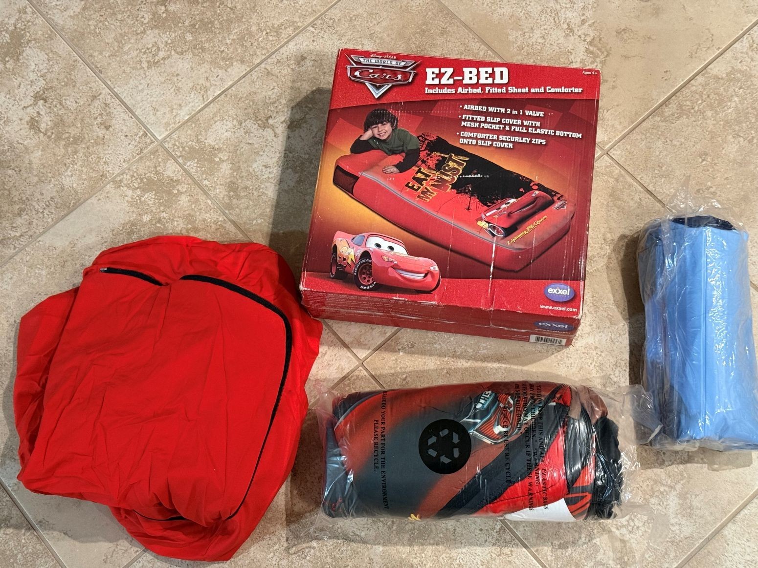 Disney Pixar "Cars" EZ-Bed Inflatable Children's Mattress 4 Plus See Description gallery