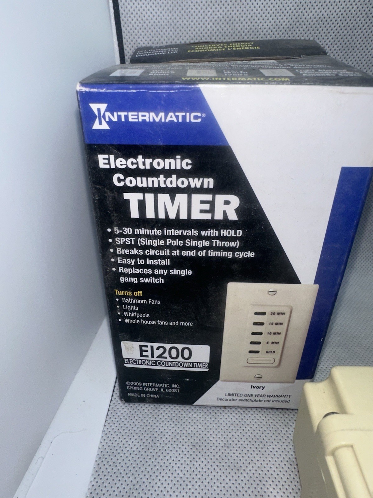 3 New Intermatic EI200 Electronic in-Wall Countdown Auto-Off Time gallery