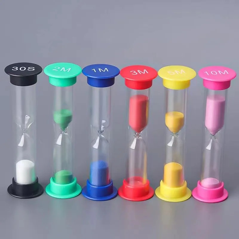 1x Sand Timer Hourglass Board Games Tea Cooking 30 seconds Glass 1/2/3/5/10 min. gallery