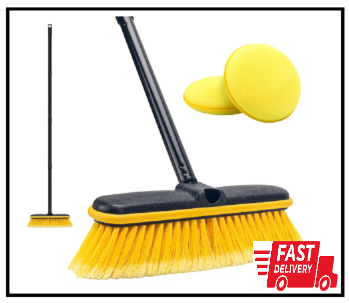 Long Handle Car Wash Brush 55'' Soft Bristles for RV Boat Truck Cleaning gallery