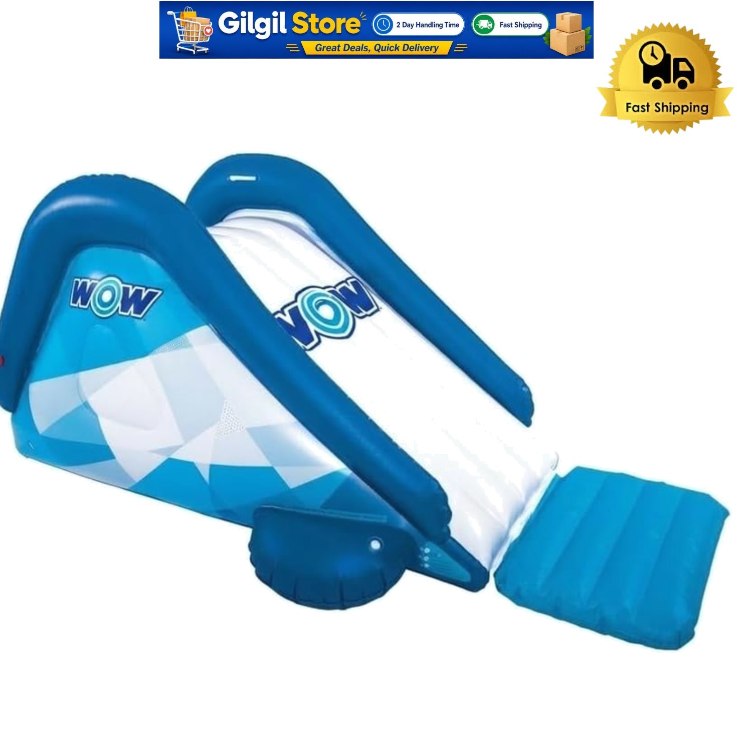 Cascade Design Inflatable Slide with Water Sprinkler - Family Fun in Your Pool gallery