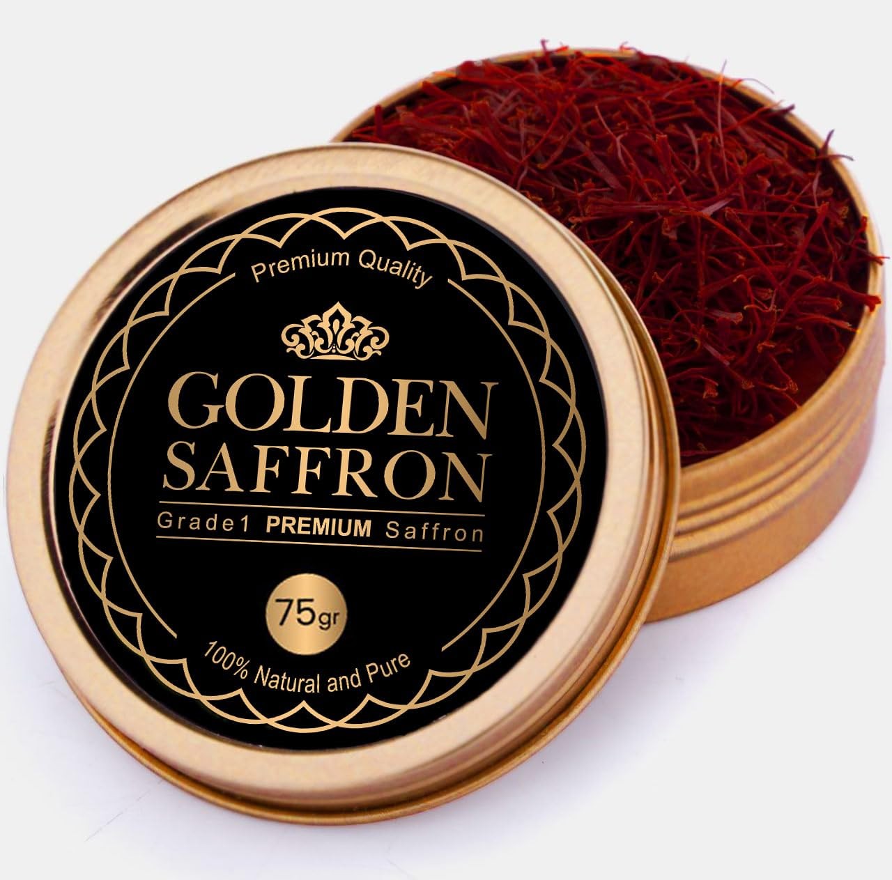 Golden Saffron, Finest Pure Premium All Red Saffron Threads, Grade A+ Super N... gallery