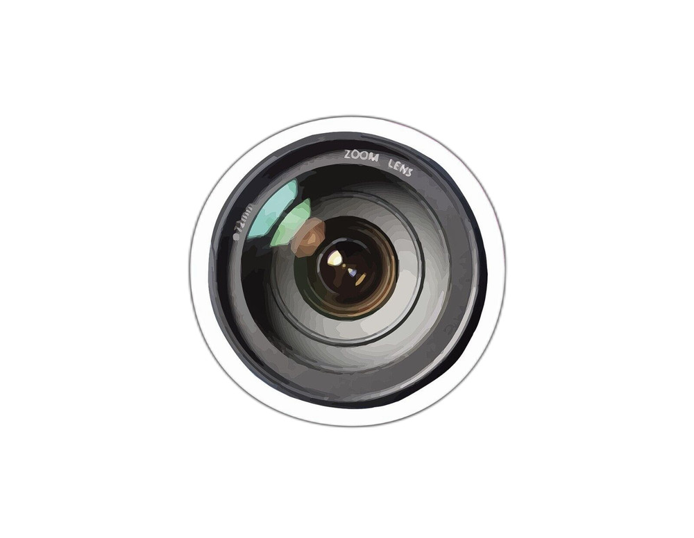 Camera Lens Sticker Decal