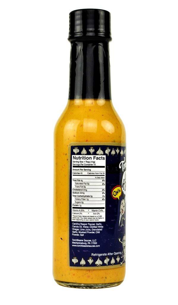 Torchbearer Sauces Garlic Reaper Sauce, 5 ounces - Carolina Reaper Peppers - All gallery