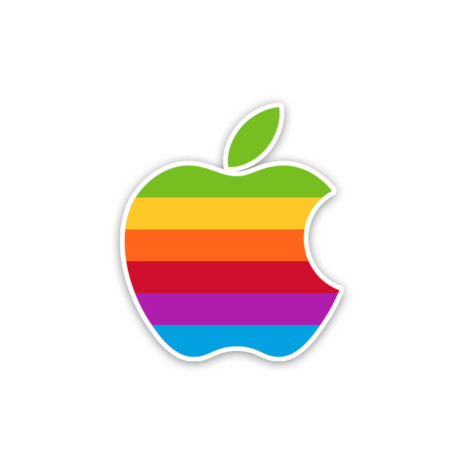 Apple Sticker 4 Inch Vinyl Decal Retro Apple Computer Graphic gallery