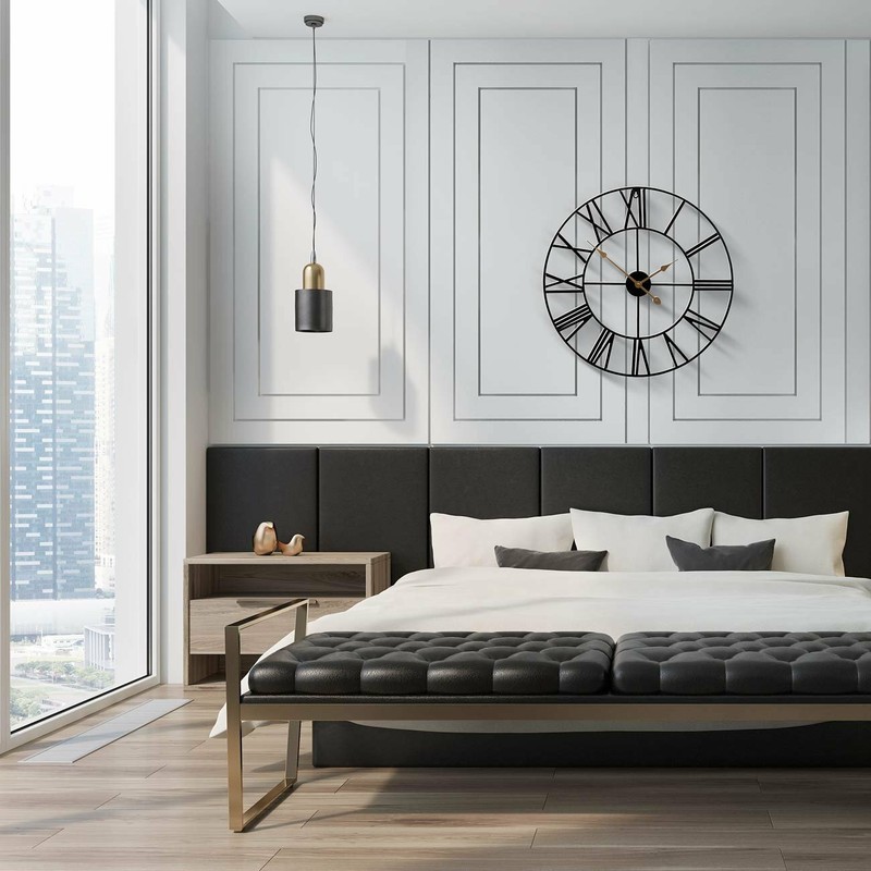 Sorbus Wall Clock, 24” Round Oversized Centurian Roman Numeral Style Home Décor gallery