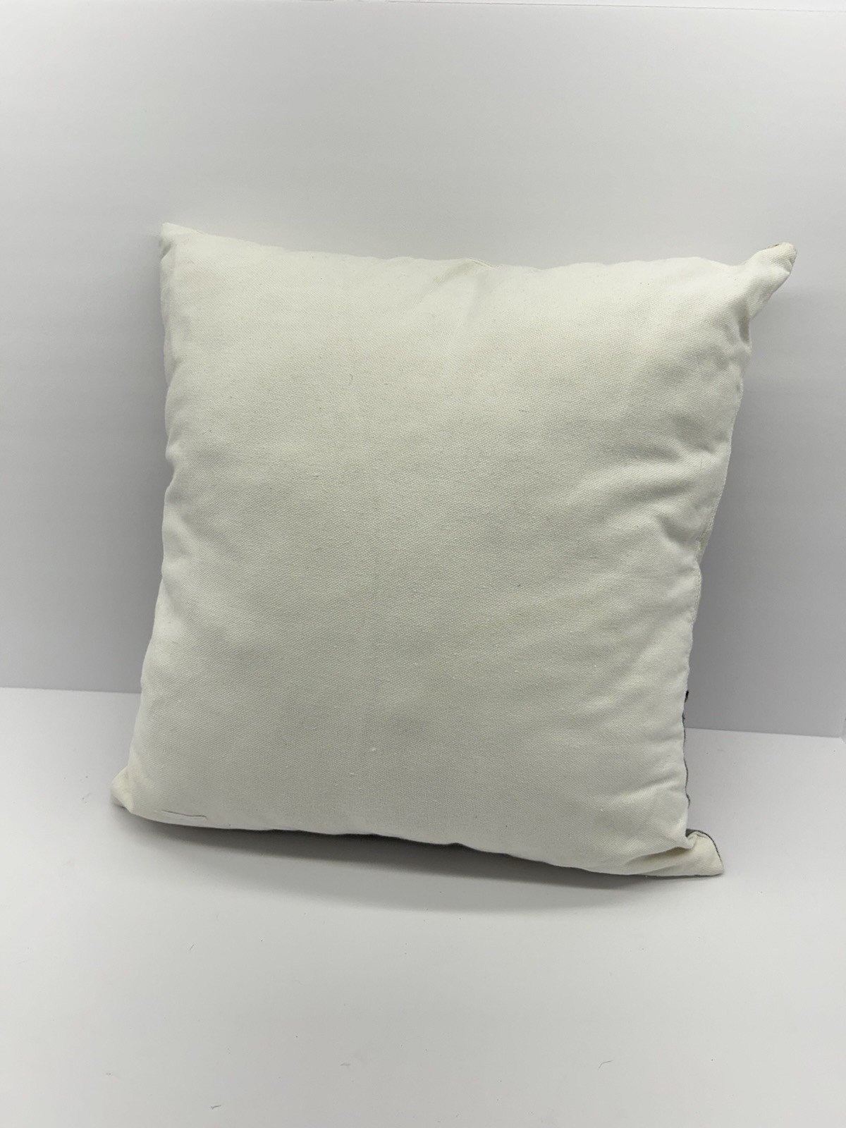 Handmade 12x14" Wool Pillow Cover Andean Ladies Design, Boho Decor gallery