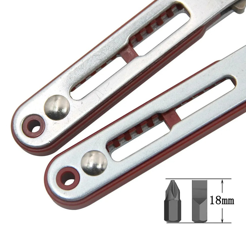 1 pc Mini Ratchet Screwdriver Bidirectional Elbow Wrench Flat Slotted Tool gallery