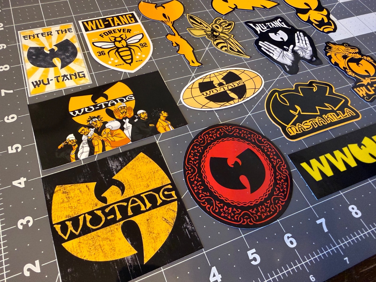 Wu Tang Clan Stickers Multiple Options Available, Pick One gallery