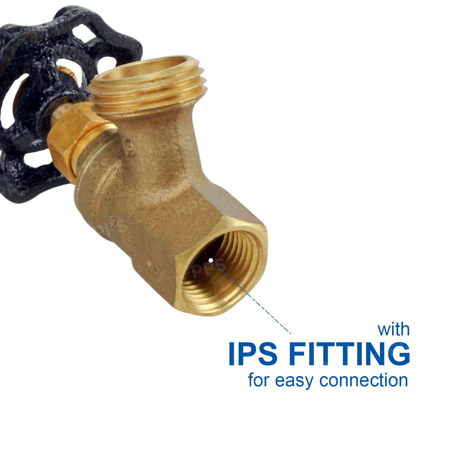 Midline Valve Boiler Drain Valve with Stuffing Box 1/2"in FIP x 3/4"in MHT Brass gallery