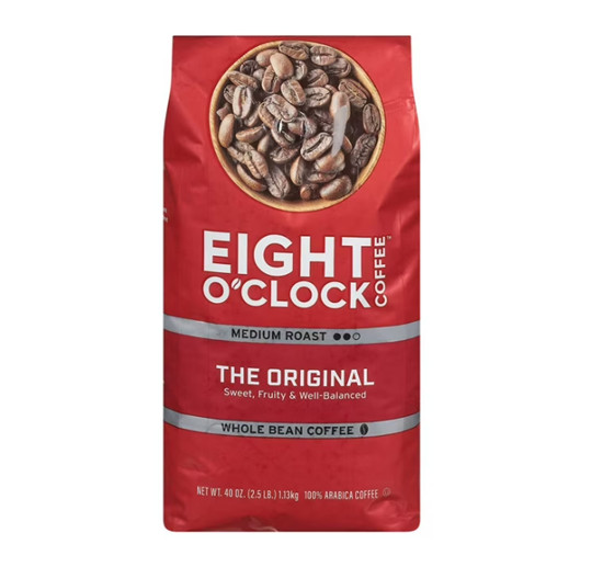 Eight O'Clock Medium Roast Whole Bean Coffee, The Original, 40 oz. FREE shipping gallery