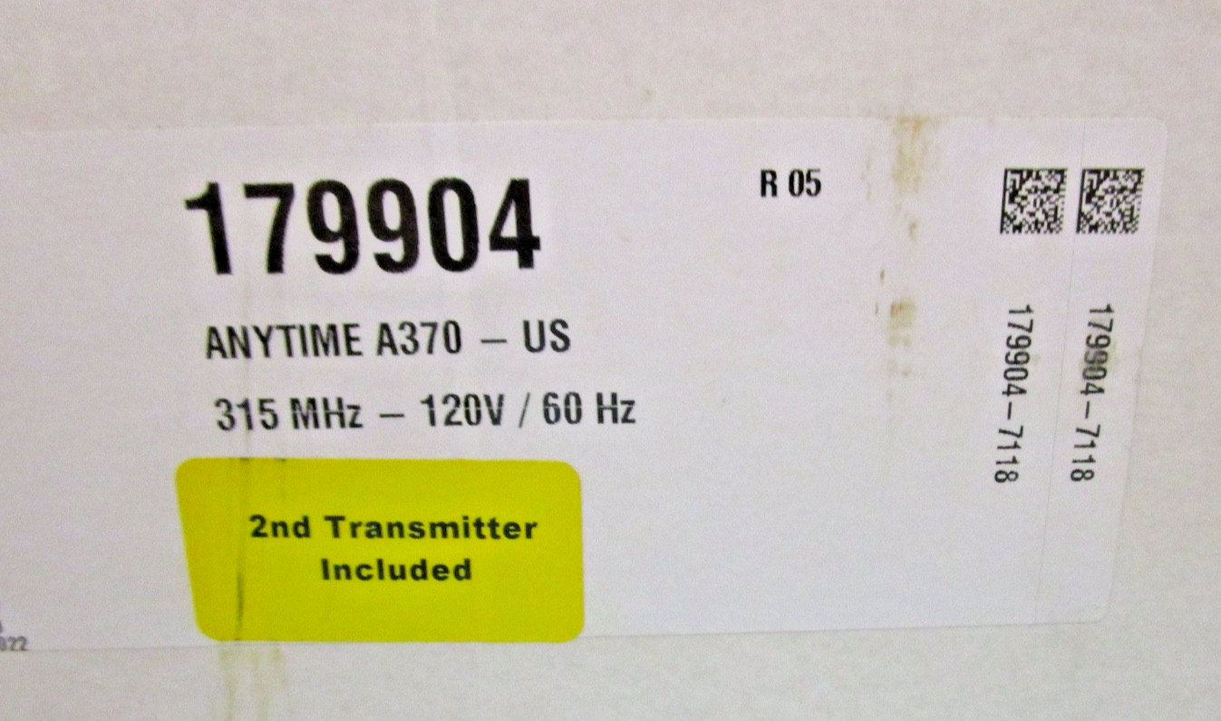 ANYTIME RESIDENTIAL GARAGE DOOR OPENER #179904 - NEW IN BOX gallery