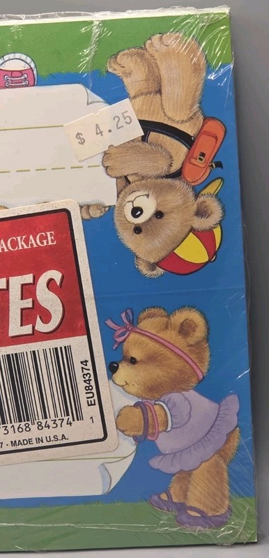 Eureka Teddy Bear Double Sided Classroom Name Plates 36 Count Sealed Vintage gallery