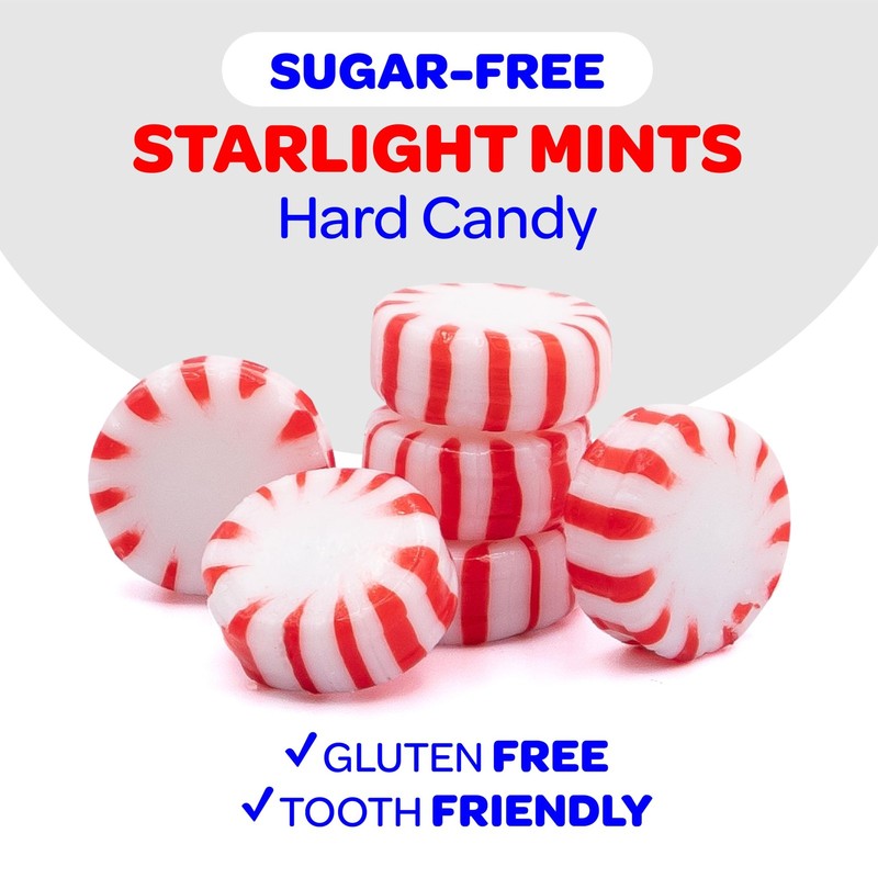 Sugar Free Peppermint Mints - 1 lb Pack Approx. 90 Count gallery