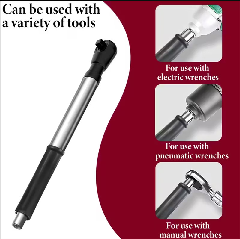 1/2" Offset Extension Wrench Impact Ratchet Extender for Electric Drill Adapter gallery
