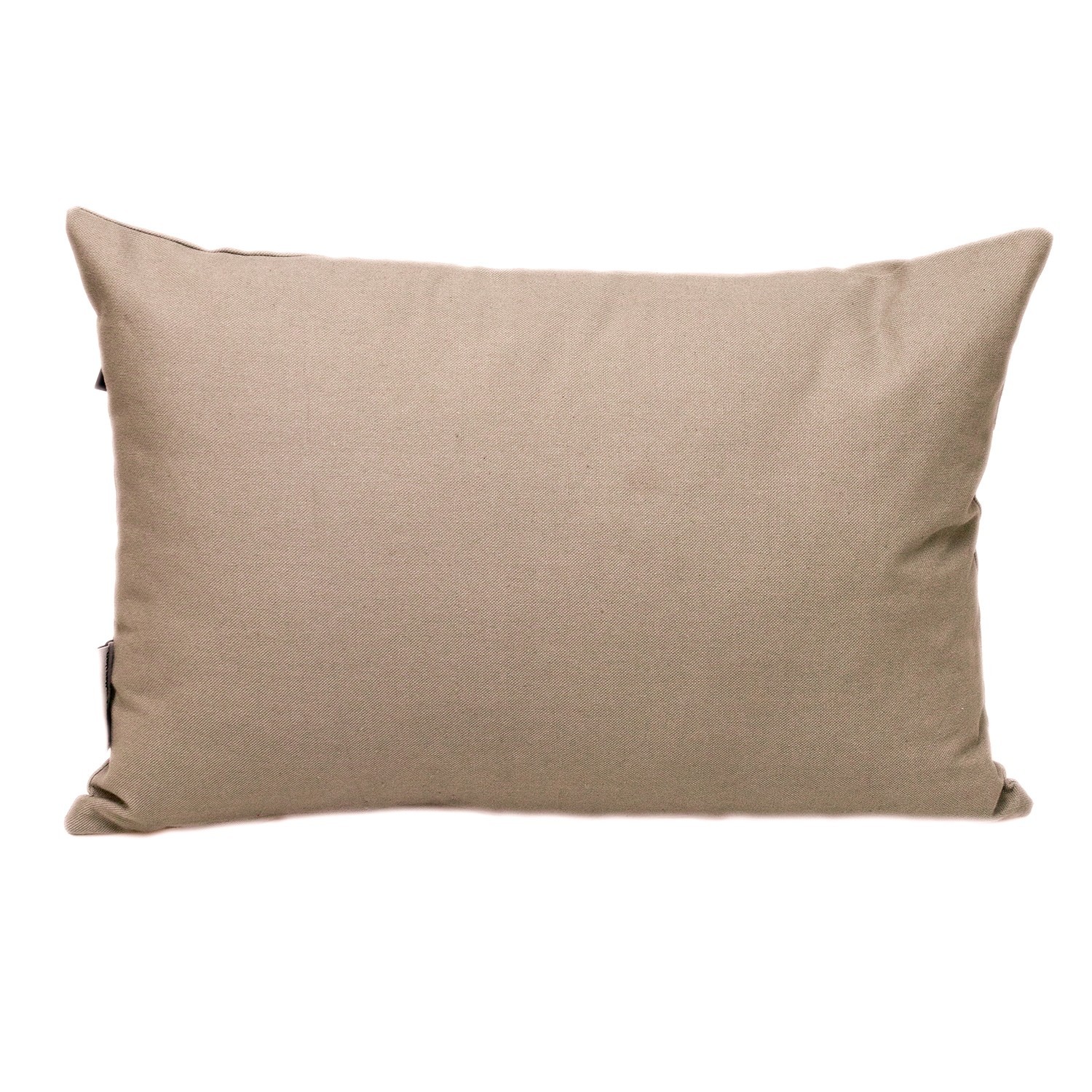 Parkland Collection Amara 12x18 Beige Lumbar Throw Pillow, Solid Cotton gallery