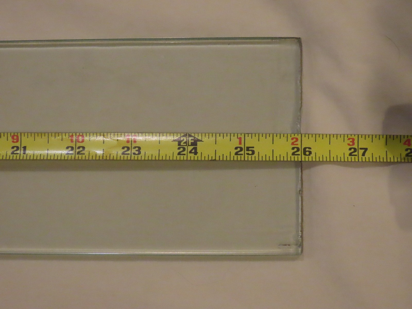 Jalousie Window Glass Clear Rectangle Pane Replacement 26x4x.25 inches gallery