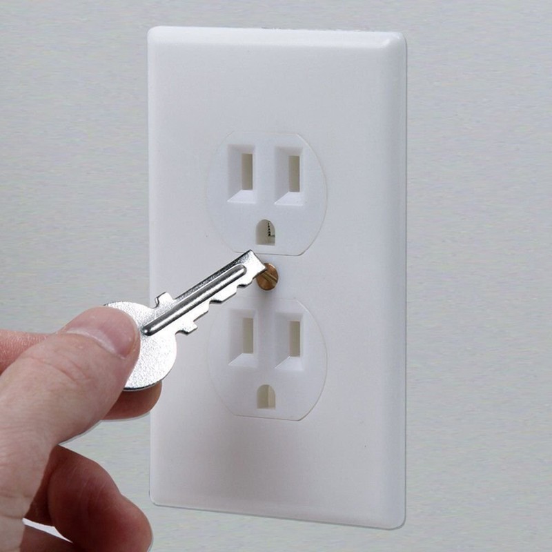 Hidden Wall Safe Security Electrical Outlet Keys Vault Secret Hide Valuables NEW gallery
