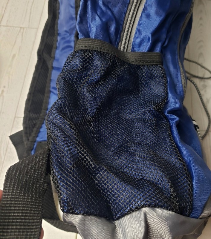 Eddie Bauer Packable Backpack Blue and Gray Lightweight Daypack 3